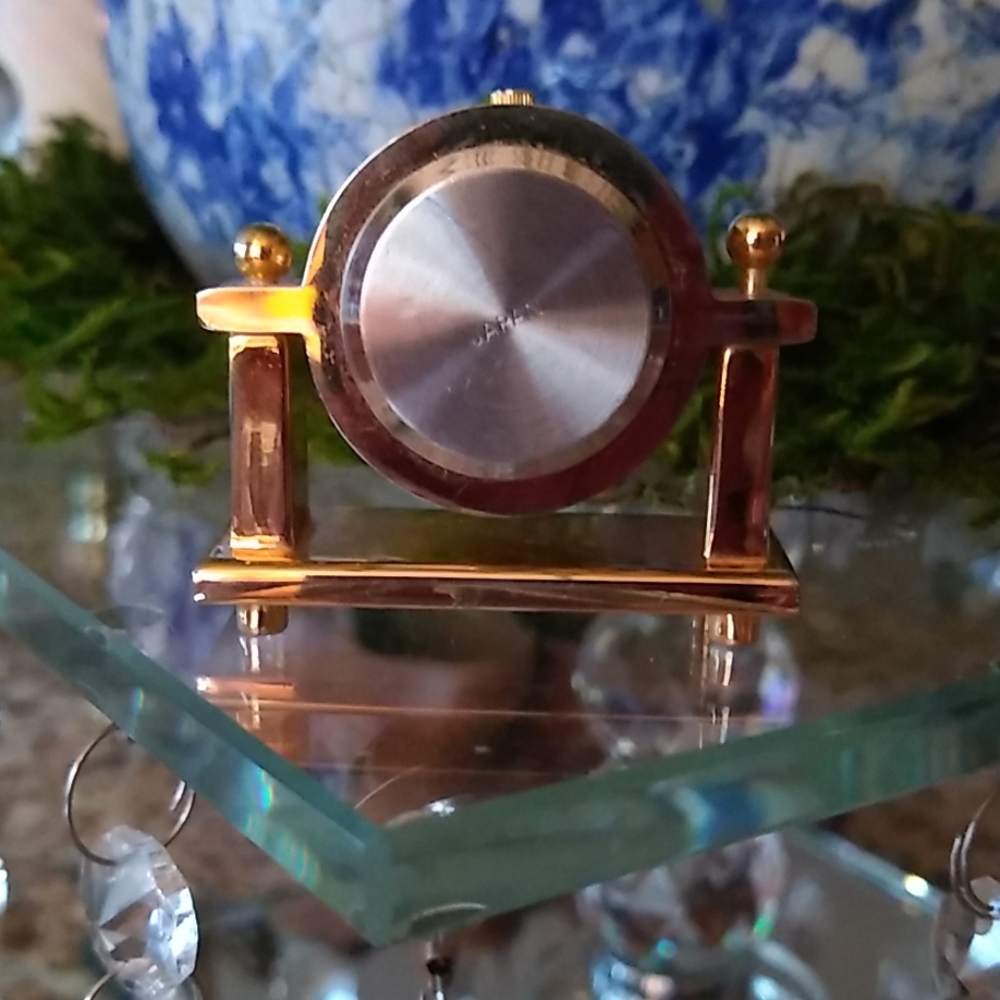 ❤️🥰 miniature clock, brass - Picture 2 of 4